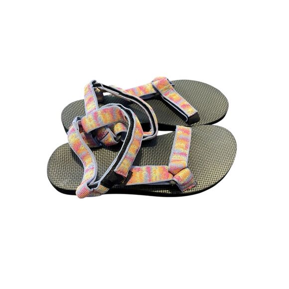 Teva Womens Pastel Multicolor Rainbow Original Universal Sandals Size 8 - Picture 6 of 9